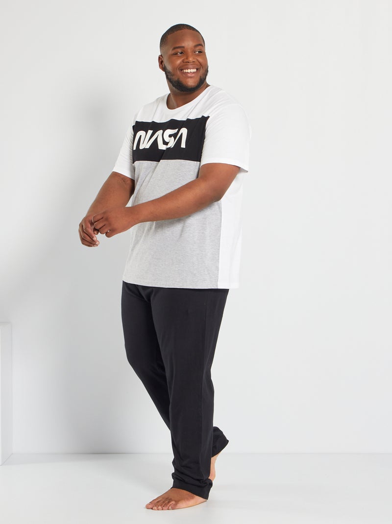 Pijama 'NASA' BRANCO - Kiabi