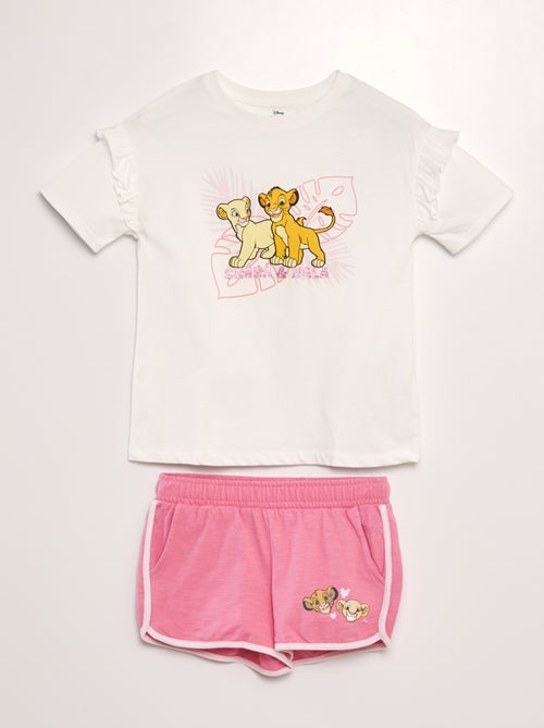 Pijama 'O Rei Leão' em jersey - 2 peças - Kiabi