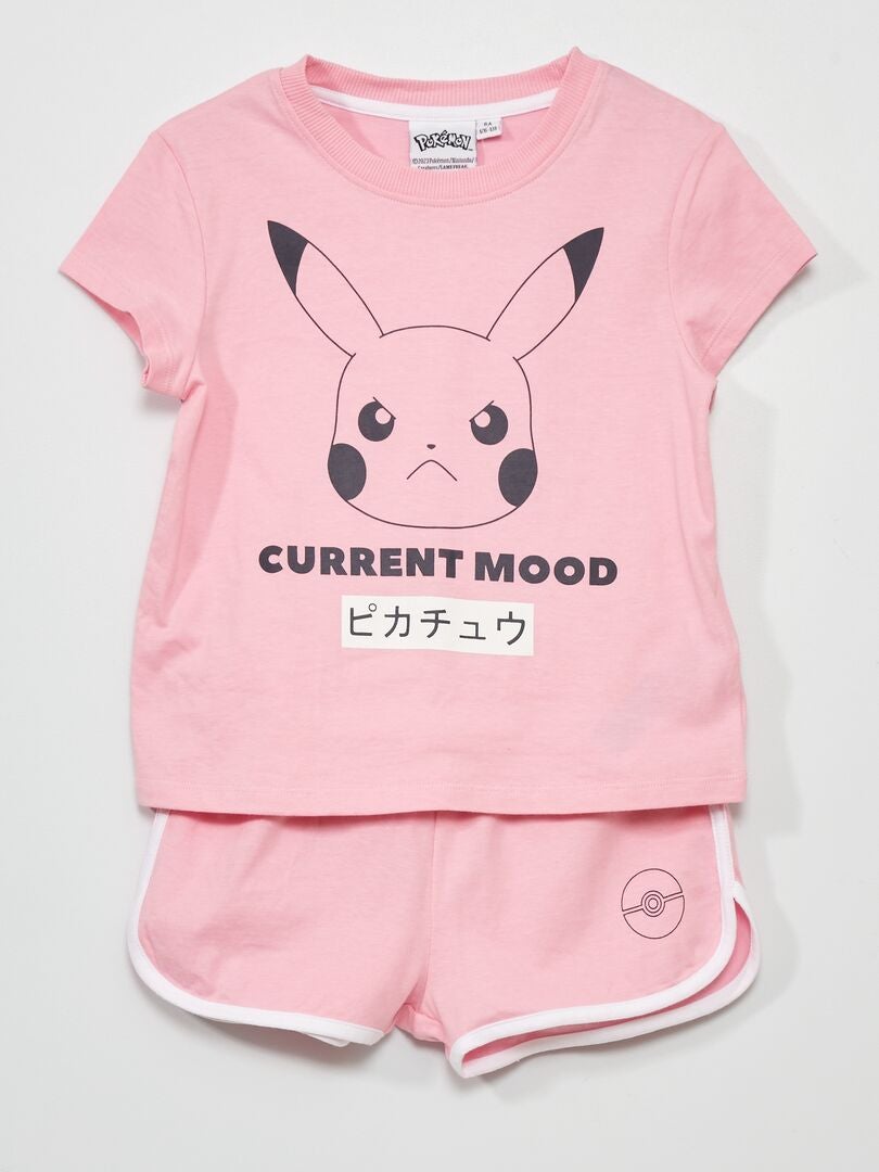 Roupa De Dormir Feminina Jigglypuff Pijamas Pijama Cor-De-Rosa