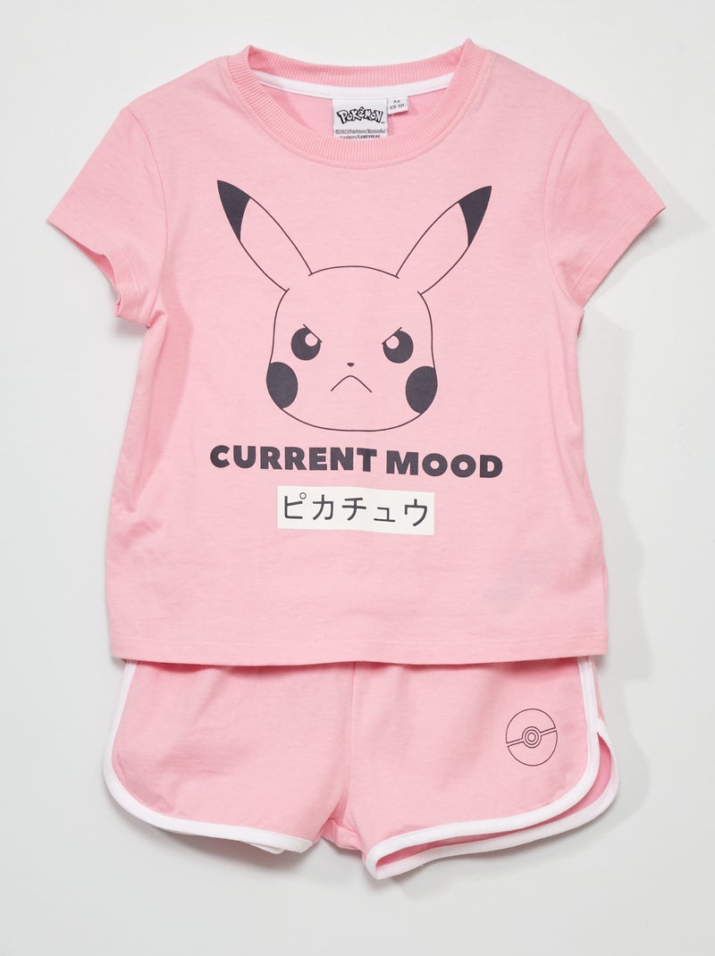 Pijama 'Pokémon'  - 2 peças BRANCO - Kiabi