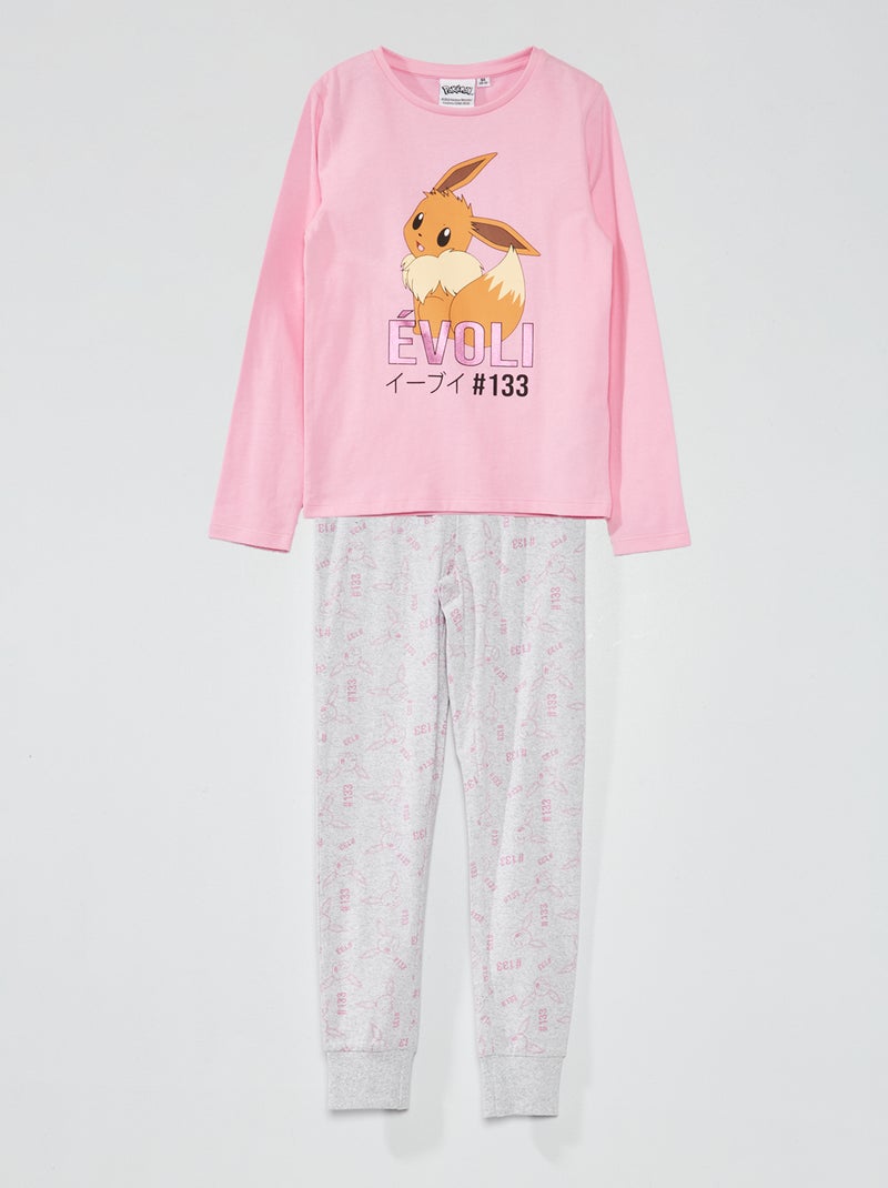 Pijama 'Pokémon'  - 2 peças ROSA - Kiabi