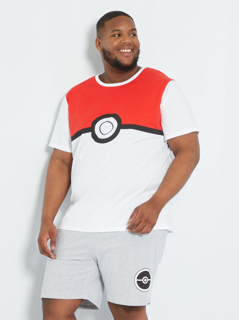 Pijama 'Pokémon' curto 2 peças BEGE - Kiabi