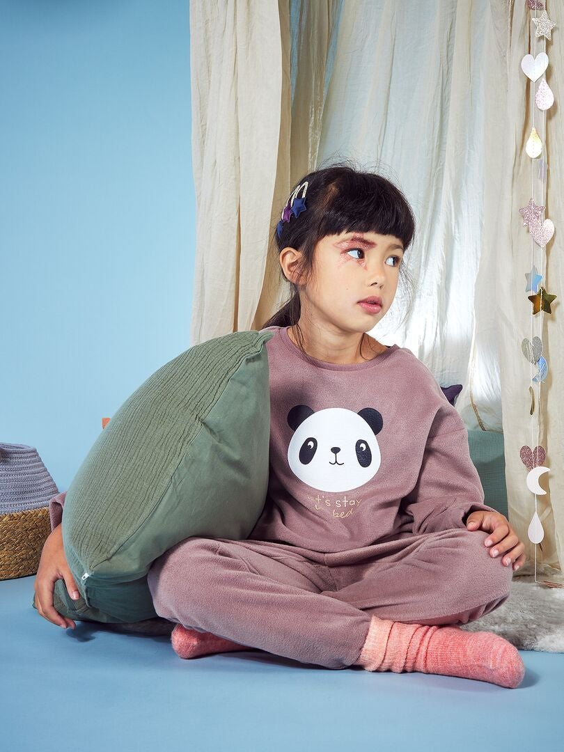 Fantasia Infantil Menina Conjunto Panda - Bem Vestir