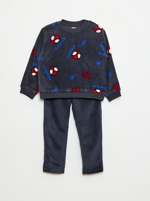 Pijama polar assinado 'Spider-Man' 'Marvel' - 2 peças - Kiabi