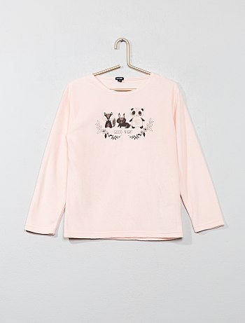 Pijama polar comprido - Kiabi