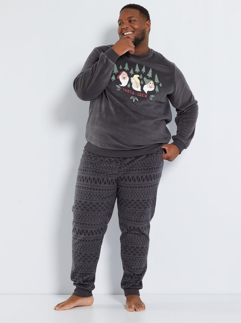 Pijama polar 'Disney' - 2 peças CINZA - Kiabi