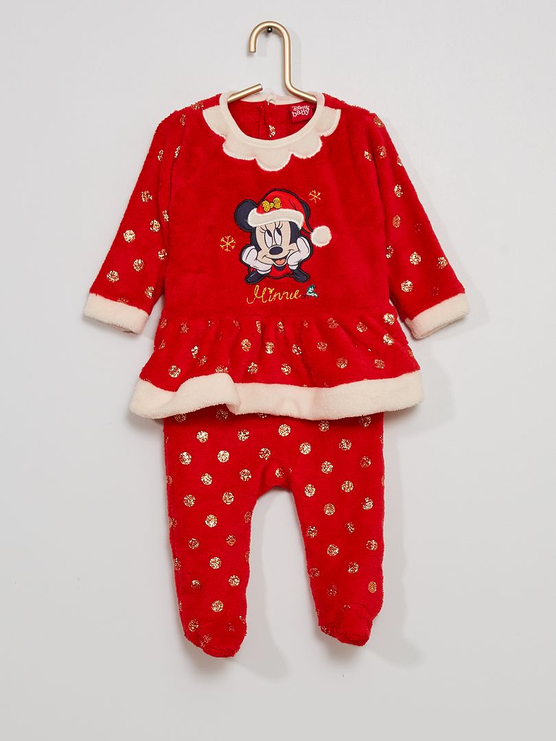 Pijama polar 'Disney' Vermelho - Kiabi