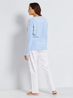 Pijama polar e flanela - Kiabi