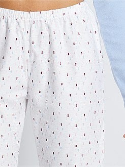 Pijama polar e flanela - Kiabi