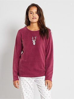 Pijama polar e flanela - Kiabi