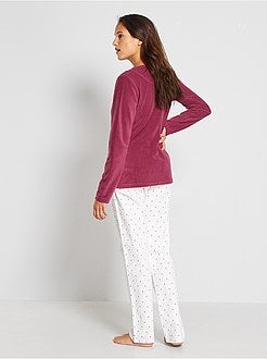 Pijama polar e flanela - Kiabi