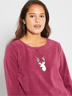 Pijama polar e flanela - Kiabi