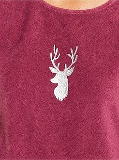 Pijama polar e flanela - Kiabi