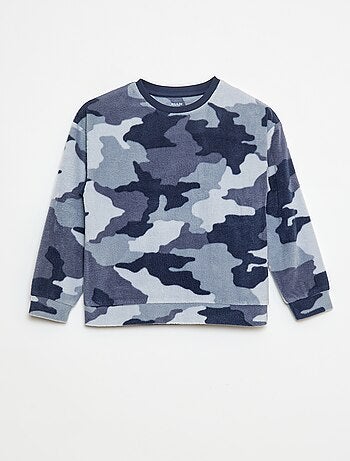 Pijama polar estampado