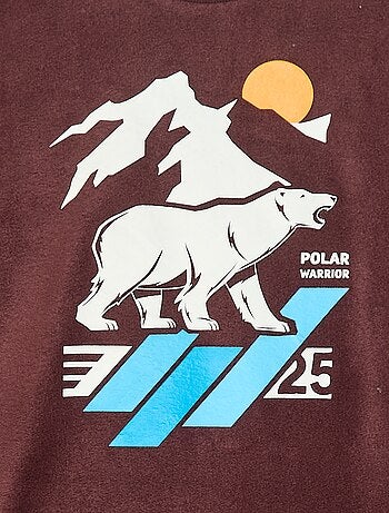 Pijama polar estampado