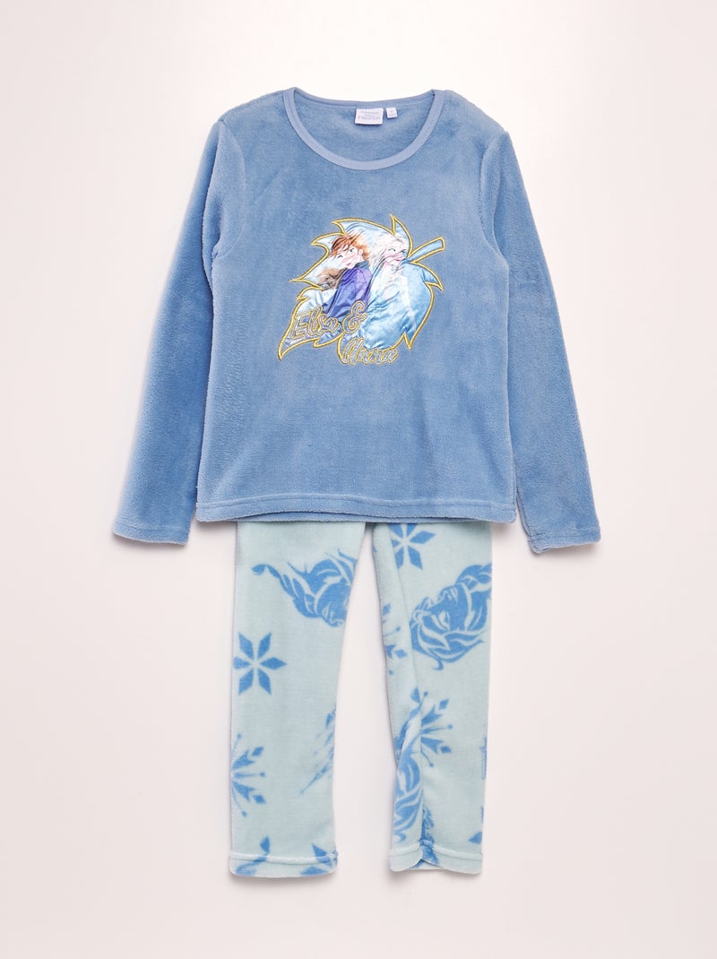 Pijama polar 'Frozen' 'Disney'  - 2 peças AZUL - Kiabi