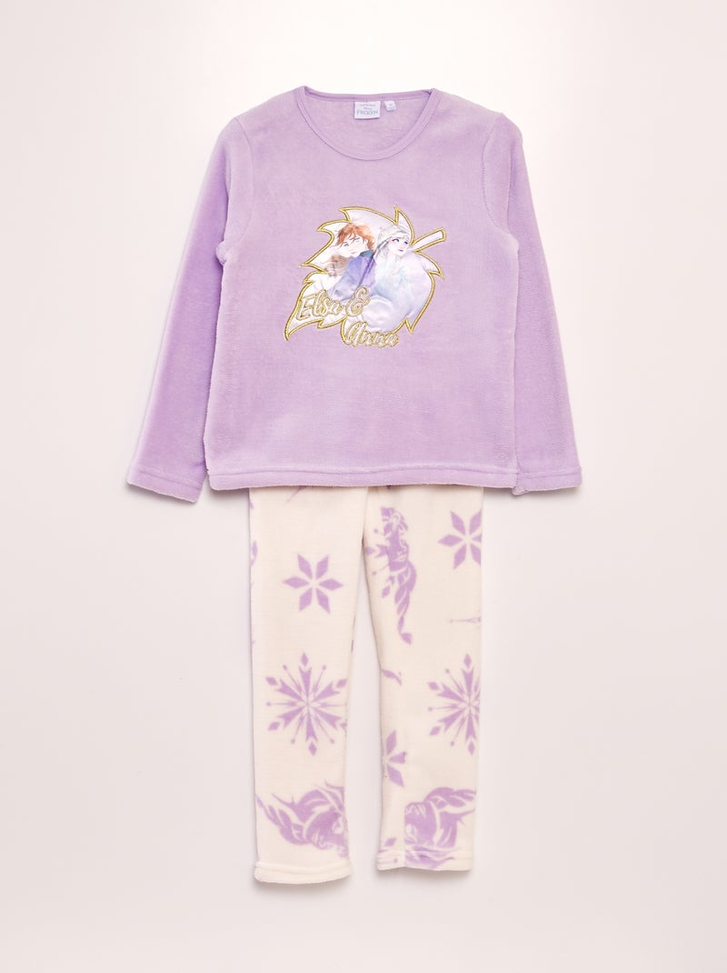 Pijama polar 'Frozen' 'Disney'  - 2 peças VIOLETA - Kiabi