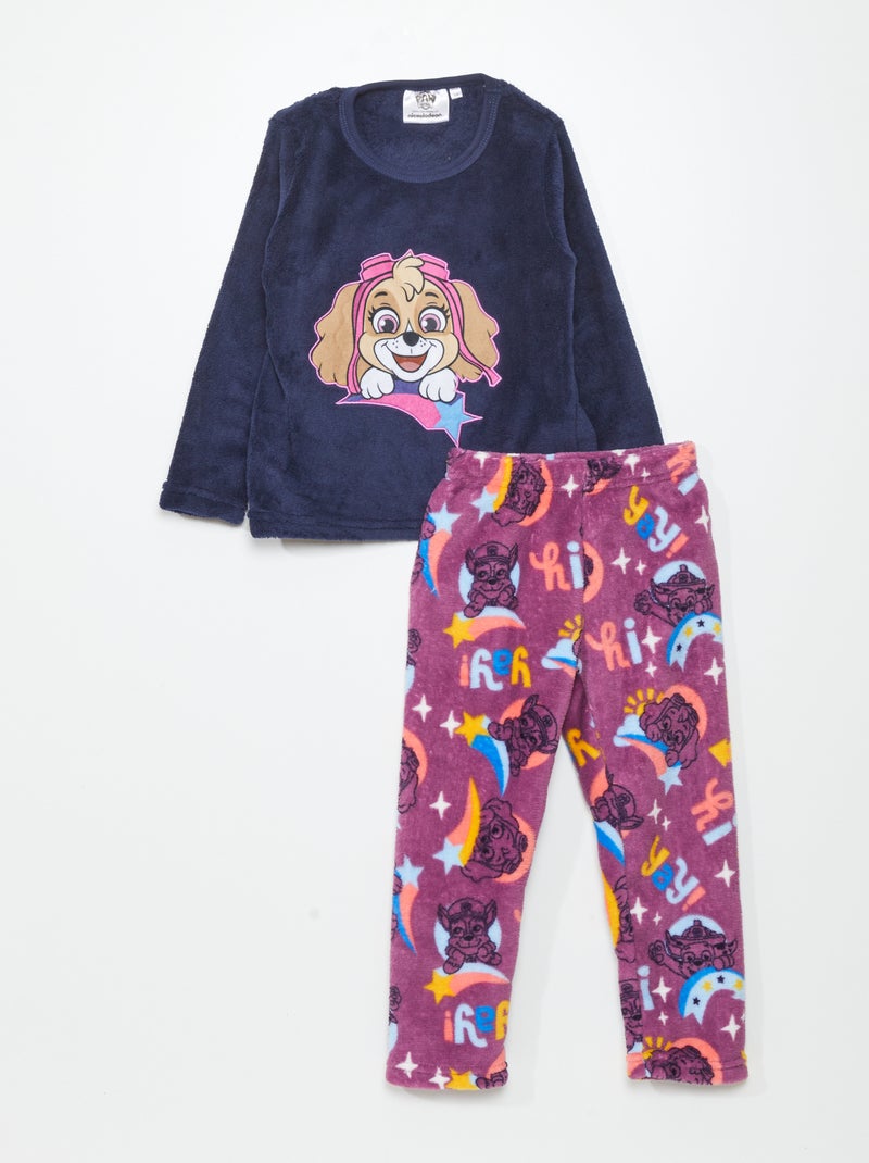 Pijama polar 'Patrulha Pata' - 2 peças AZUL - Kiabi