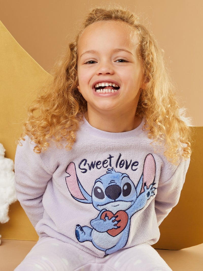 Pijama polar 'Stitch' 'Disney'  - 2 peças VIOLETA - Kiabi