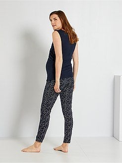 Pijama pré-mamã e de amamentação - Kiabi