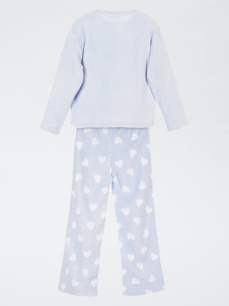 Pijama quente de fleece 'Hello Kitty' Azul - Kiabi