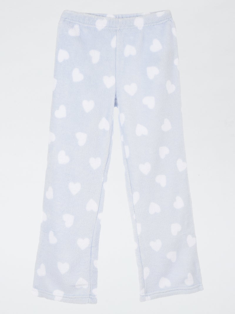 Pijama quente de fleece 'Hello Kitty' Azul - Kiabi