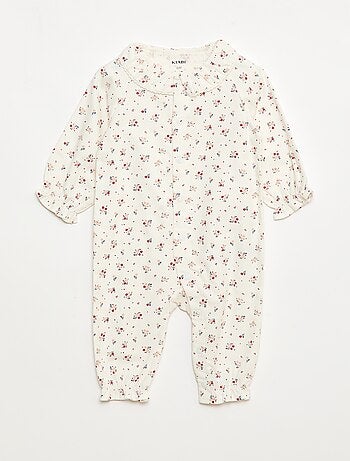 Pijama quente em flanela para bebé