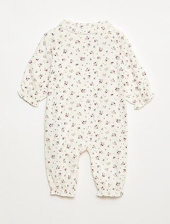 Pijama quente em flanela para bebé