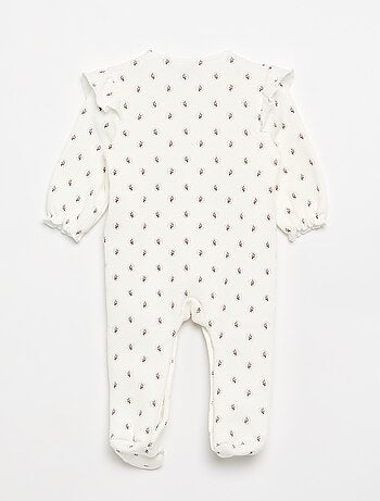 Pijama quente macacão para dormir com pés