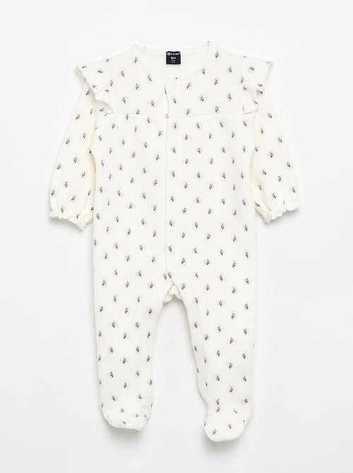 Pijama quente macacão para dormir com pés - Kiabi Pijama quente macacão para dormir com pés - Kiabi