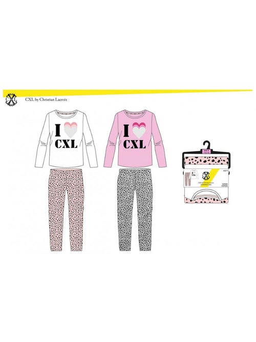Pijama Rapariga CXL By LACROIX - Pack de 2 - Kiabi Pijama Rapariga CXL By LACROIX - Pack de 2 - Kiabi