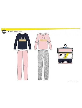 Pijama Rapariga CXL By LACROIX - Pack de 2
