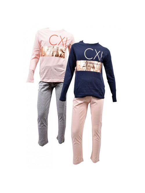 Pijama Rapariga CXL By LACROIX - Pack de 2 - Kiabi Pijama Rapariga CXL By LACROIX - Pack de 2 - Kiabi
