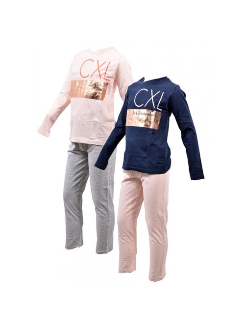 Pijama Rapariga CXL By LACROIX - Pack de 2 - Kiabi Pijama Rapariga CXL By LACROIX - Pack de 2 - Kiabi