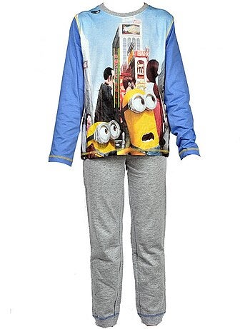 Pijama rapaz Licença: Mickey, Looney Tunes, Idade do Gelo, Minions, Peppa Pig algodão Ultra Conforto
