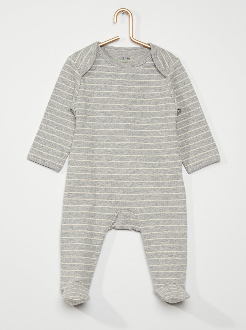 Pijama sem molas de pressão CINZA - Kiabi