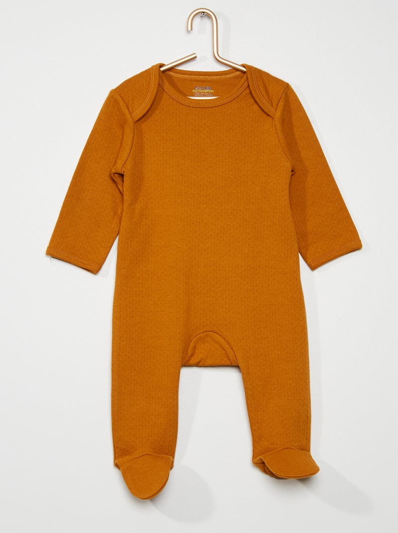 Pijama sem molas de pressão LARANJA - Kiabi