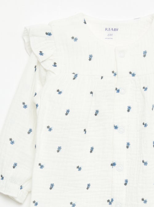 Pijama sem pés em gaze de algodão - Kiabi Pijama sem pés em gaze de algodão - Kiabi