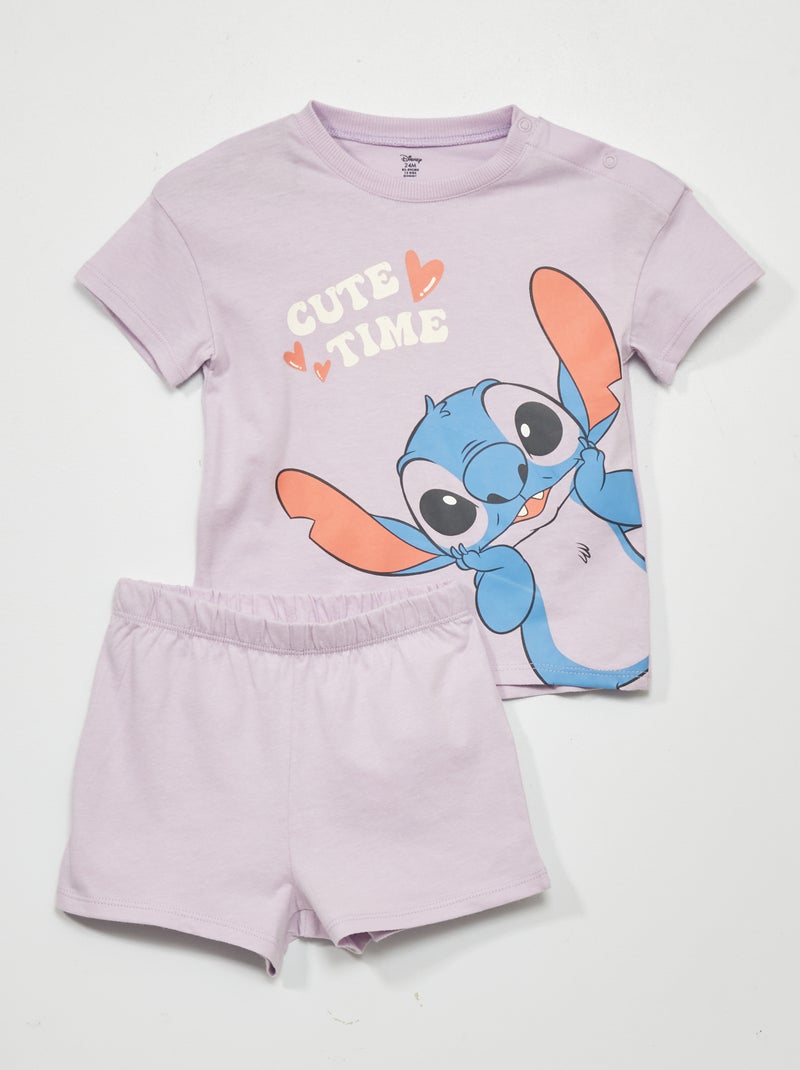 Pijama Stitch 'Disney' - 2 peças VIOLETA - Kiabi