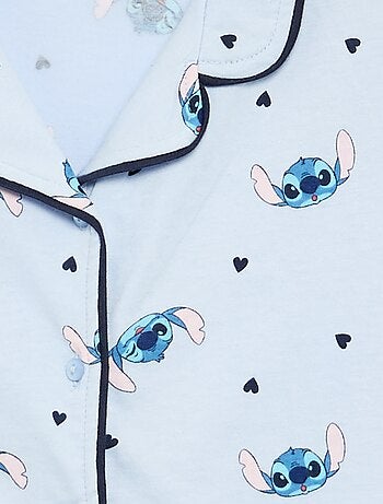 Pijama 'Stitch' 'Disney' camisa de manga curta + calções - 2 peças