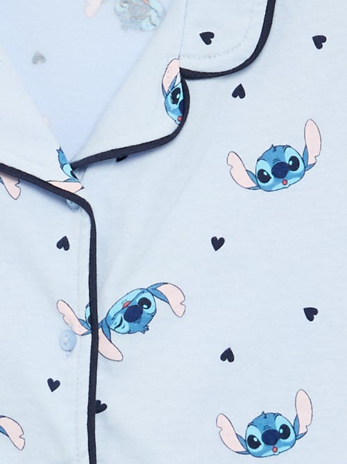 Pijama 'Stitch' 'Disney' camisa de manga curta + calções - 2 peças - Kiabi