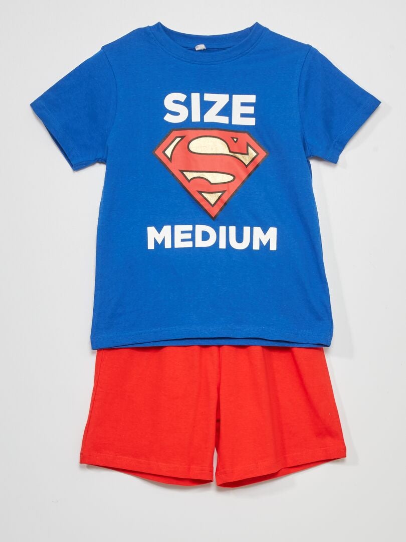Pijama 'Super-Homem'  - 2 peças Azul/ Vermelho - Kiabi