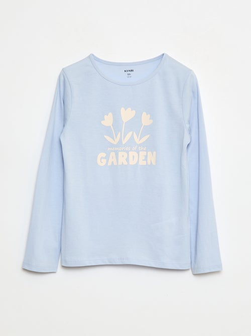 Pijama t-shirt + calças - 2 peças - Kiabi Pijama t-shirt + calças - 2 peças - Kiabi