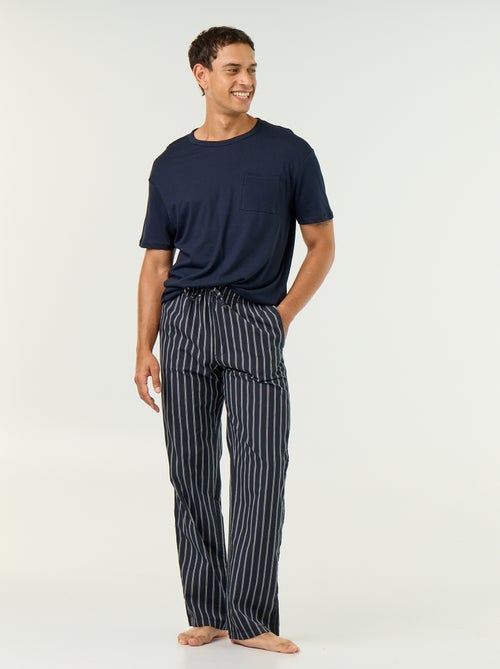 Pijama T-shirt + calças - 2 peças - Kiabi
