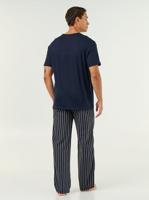 Pijama T-shirt + calças - 2 peças - Kiabi