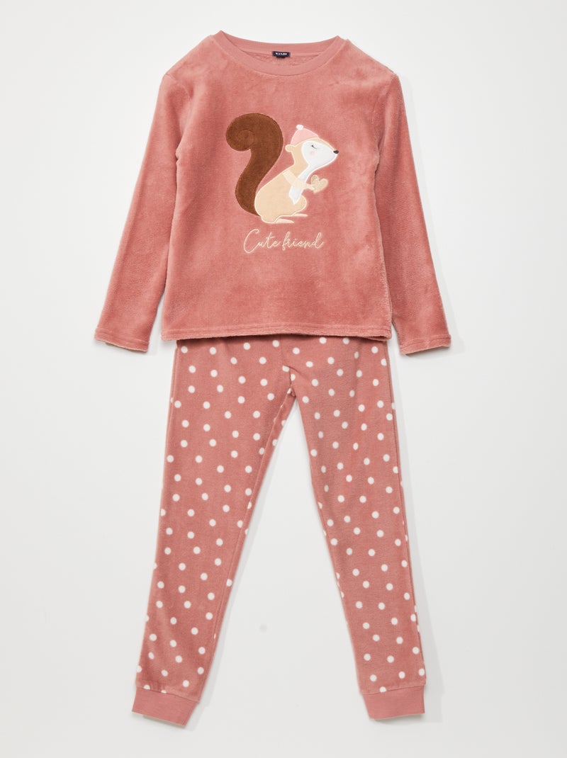 Pijama t-shirt + calças - 2 peças ROSA - Kiabi