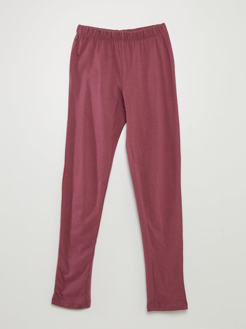 Pijama t-shirt + calças  - 2 peças ROSA - Kiabi