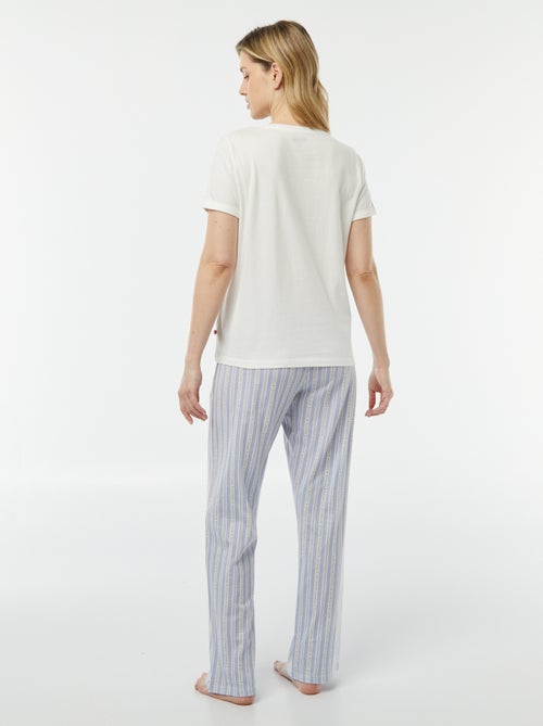 Pijama t-shirt + calças 'Dodo' - Kiabi