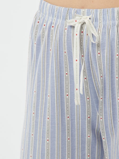 Pijama t-shirt + calças 'Dodo' - Kiabi