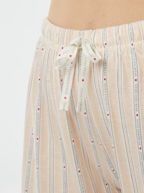 Pijama t-shirt + calças 'Dodo' - Kiabi